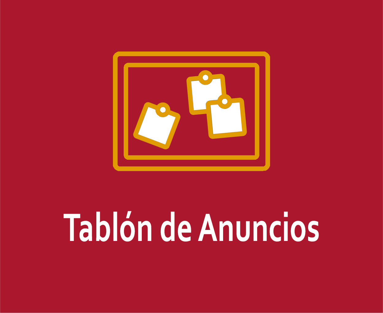 Tablón de anuncios